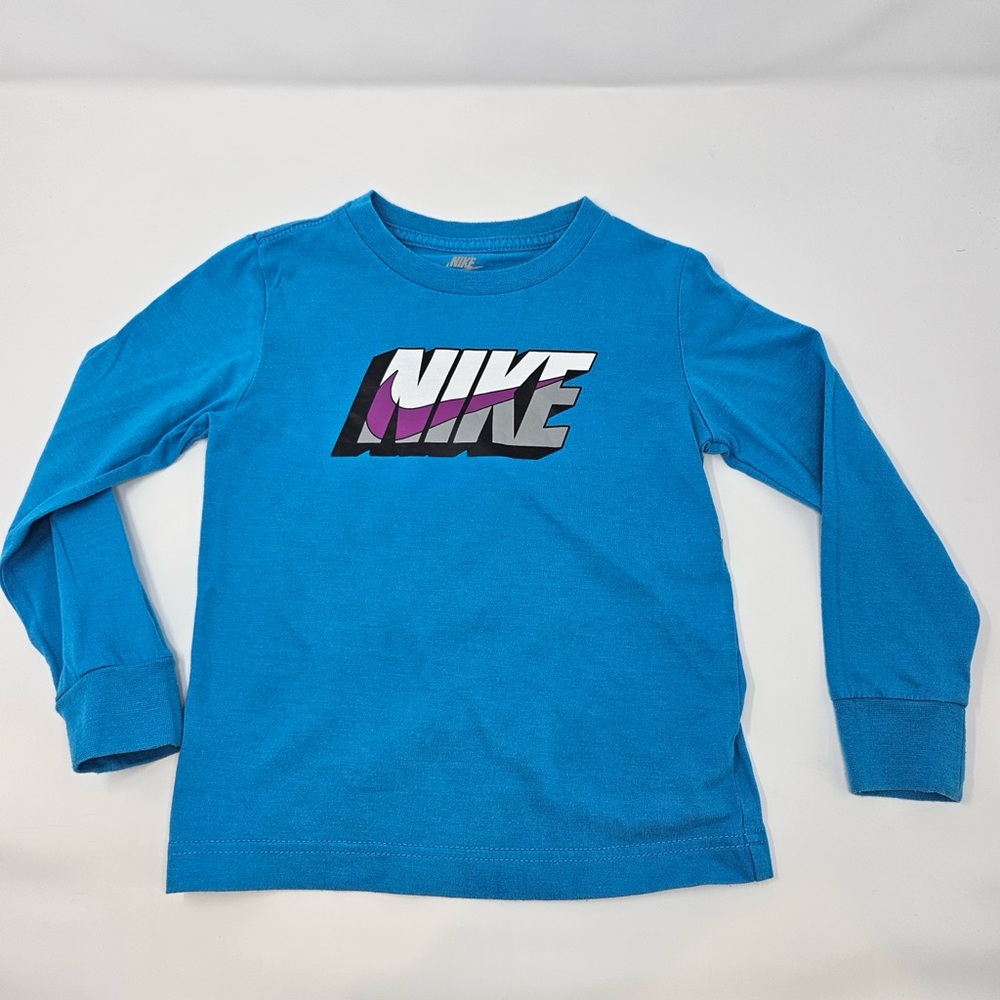 Boys 4t Blue Long Sleeve Nike Shirt